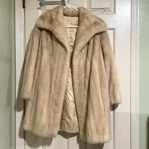 VINTAGE Cesare fur coat
